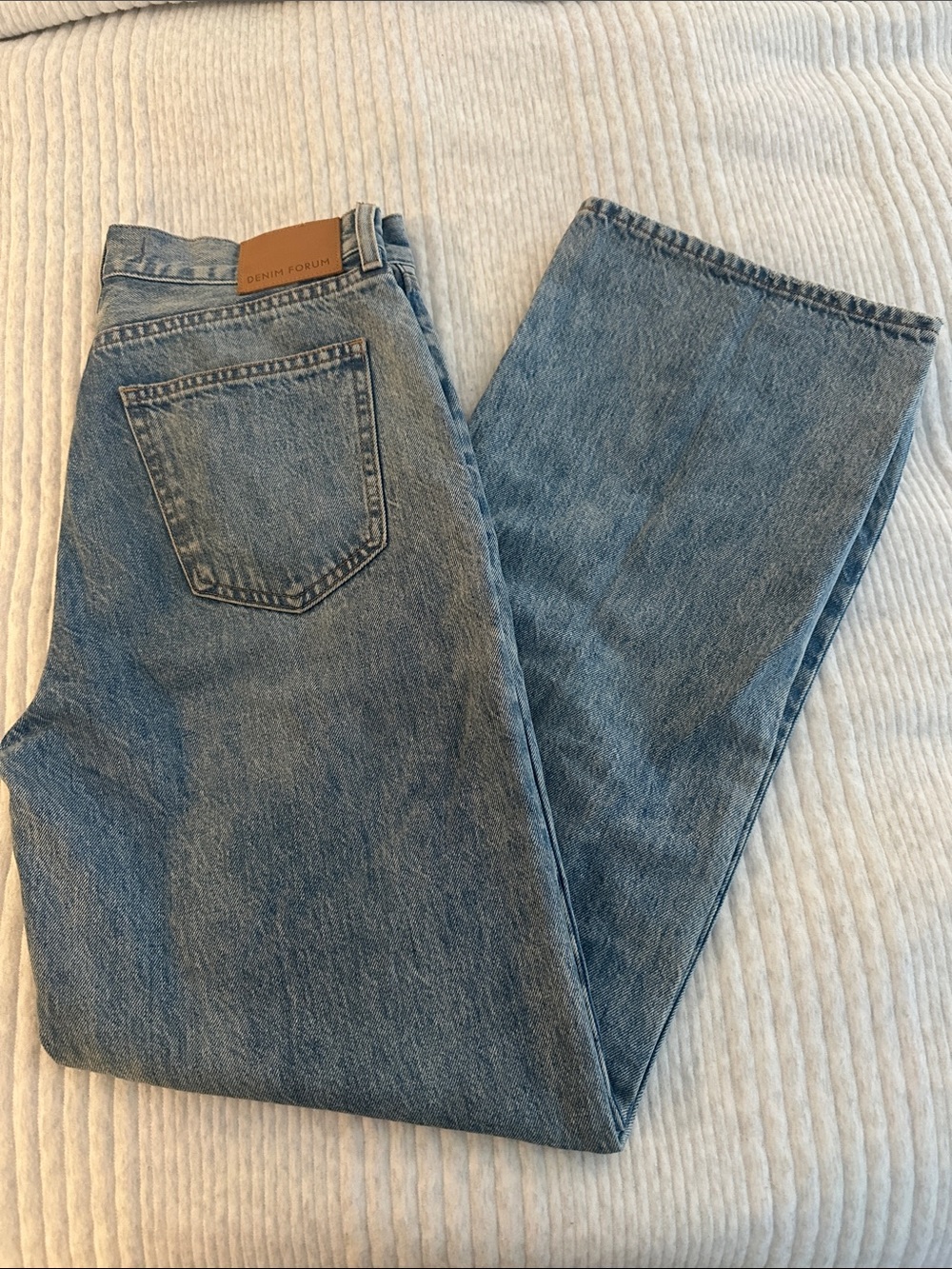 Denim Forum womens Medium Blue Jeans